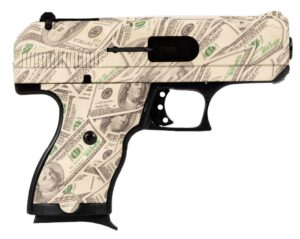 Hi-Point C-9 9mm Money Pattern 3.5in pistol green frame and slide