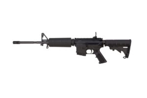 Bushmaster M4 Patrolman Flat Top rifle, 5.56 NATO, 16-inch barrel, black finish