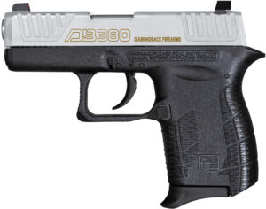 Diamondback DB380 Gen IV .380 ACP micro-compact pistol with nickel boron slide and black polymer frame