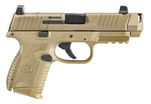 FN 509 Compact MRD Compensated 9mm Flat Dark Earth pistol right-side view