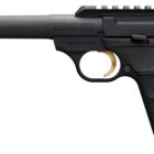 Browning Buck Mark Plus Camper UFX SR .22 LR threaded-barrel pistol, black finish