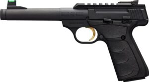 Browning Buck Mark Plus Camper UFX SR .22 LR threaded-barrel pistol, black finish