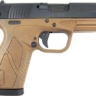 Bersa BP9DECC BPCC 9mm pistol black slide flat dark earth frame right-side view