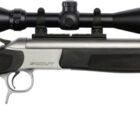 CVA Scout V2 CR4431SSC .44 Magnum 22in stainless single-shot rifle with black synthetic stock