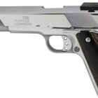 Iver Johnson Eagle XL Deluxe 1911 .45 ACP 6-inch ported bright chrome with diamondwood walnut grips