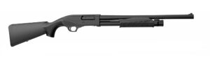 RETAY GPS Tactical 12ga pump shotgun, matte black finish, black synthetic stock