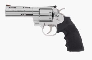Colt Grizzly .357 Magnum 4.25 in stainless revolver with black Hogue grips
