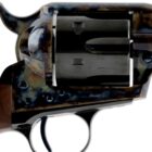 Standard Manufacturing SAA .45 Long Colt 4.75in single-action revolver with case-colored frame and two-piece walnut grips