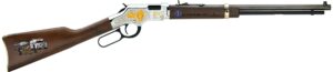 Henry Golden Boy EMS Tribute Edition .22 LR 20in Octagon Barrel Engraved Nickel Receiver Walnut Stock