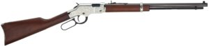 Henry Silver Eagle H004SE .22 lever-action rifle 20in octagon barrel engraved receiver walnut stock