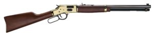 Henry Big Boy Brass Side Gate lever-action rifle .357 Mag/.38 Spl 20 inch octagon barrel walnut stock