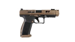 Canik TTI Combat 9mm 4.6in TTI Bronze pistol with two 18-round magazines