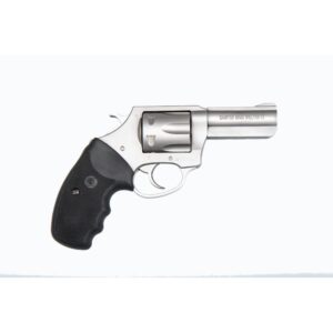 Charter Arms Pitbull .380 ACP 6-round stainless revolver with black finger-grooved grip