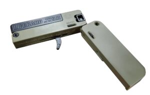 Trailblazer LifeCard .22 LR folding single-shot handgun Bazooka Green