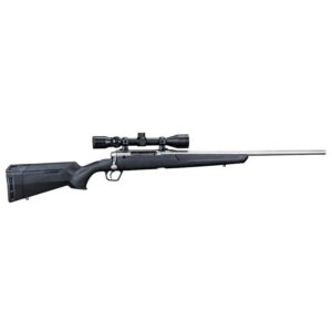 Savage Axis XP 400 Legend bolt-action rifle with black synthetic stock and mounted 3-9x40 scope