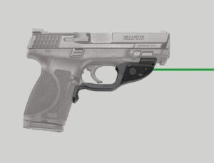 Crimson Trace LG-362G Green Laserguard mounted on S&W M&P M2.0 trigger guard