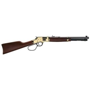 Henry Big Boy Brass 20in Octagon Barrel Lever Action Rifle .44 Mag/.44 Spl Polished Brass Receiver Walnut Stock