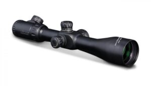 Konus 4-16x52mm rifle scope with engraved 550 Ballistic reticle and illuminated circle