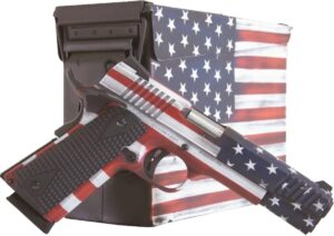 Citadel 1911-A1 .45 ACP 5-inch American Flag Cerakote with ammo can