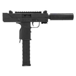 MasterPiece Arms 30SST Defender 9mm side-cocking pistol, threaded barrel, black finish