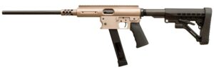 TNW ASR 9mm Aero Survival Rifle Dark Earth with 33-round Glock-style magazine, no optic