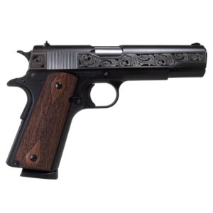SDS Imports Tisas Filigree Stainless 1911 A1 .45 ACP 5-inch barrel Black Cerakote