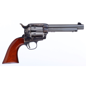 Taylors & Company 1873 Gunfighter Deluxe .357 Magnum 5.50 inch revolver, blued barrel, case-hardened frame, walnut Army-size