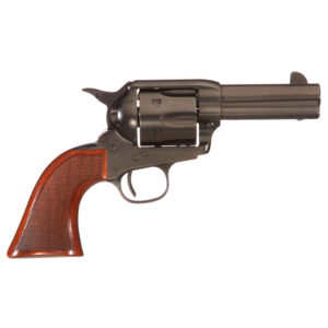 Taylors and Company Runnin' Iron Black Rock revolver .45 Long Colt 3.50 inch barrel checkered walnut grip