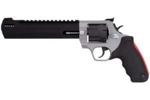 Taurus Raging Hunter .357 Magnum two-tone revolver with ported barrel and cushioned grip, 7-round
