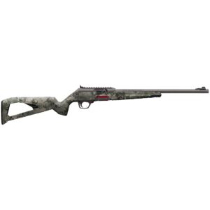 Winchester Wildcat SR .22 LR rifle with 16.5 in threaded barrel and TrueTimber VSX camo stock
