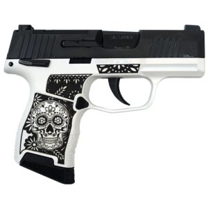 Sig Sauer P365 Sugar Skull 9mm optic-ready handgun 3.1 in barrel two 10rd magazines