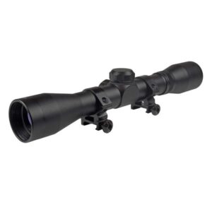 TruGlo Buckline 4x32mm black rifle scope with Duplex reticle and included rings