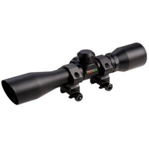 TruGlo TG8504BR 4x32 compact riflescope matte black with included 3/8" rings