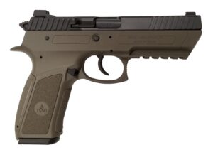 IWI Jericho 941 Enhanced 9mm 4.4in OD green polymer frame black slide Novak sights