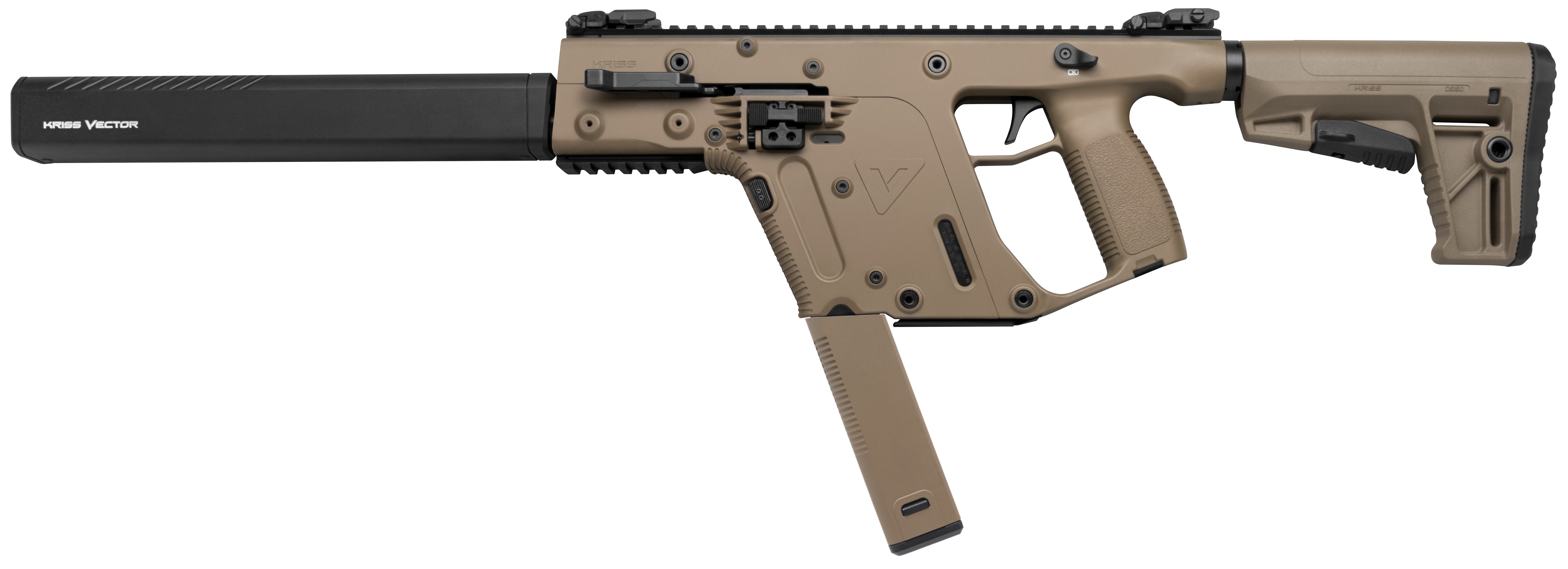 Kriss TDI Vector CRB KV45CFD20 | .45 ACP | 16in | FDE