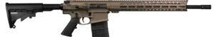 Live Free Armory LF308 Battle Rifle in Flat Dark Earth, 18-inch barrel, free-float M-LOK rail