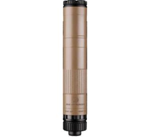 Dead Air Mojave 9 9mm suppressor FDE two-piece modular 1/2-28 piston