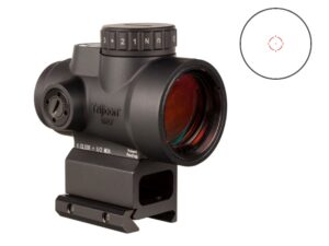 Trijicon MRO HD 1x25 reflex red dot sight 2 MOA dot 68 MOA circle matte black