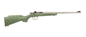 Davey Crickett Crickett .22 LR bolt-action rifle, 16.12 in stainless, green synthetic stock