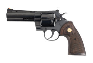 Colt Python .357 Magnum 4.25 in Blued Revolver with Walnut Target Grips
