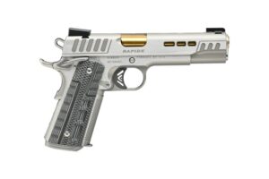 Kimber Rapide Dawn 1911 .45 ACP 5in KimPro Silver with Gray Black G10 grips