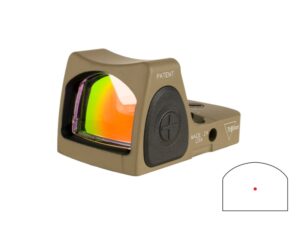 Trijicon RMR Type 2 RM06 3.25 MOA red dot sight in Flat Dark Earth