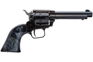 Heritage Rough Rider RR22B4BP .22 LR 4.75in single-action revolver with black pearl grips