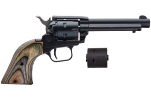 Heritage Rough Rider RR22MBS4 revolver 4.75-inch black satin barrel camo laminate grips