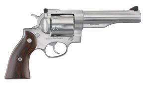 Ruger Redhawk .44 Rem Mag 5.5" satin stainless revolver with hardwood grips