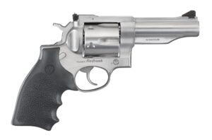 Ruger Redhawk .44 Rem Mag 4.2 in stainless 6-round revolver, side view