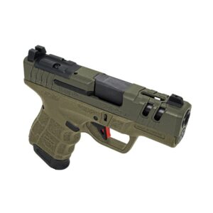 SARSILMAZ SAR9 SC Gen2 9mm 3.3in OD Green Cerakote optic-ready subcompact pistol
