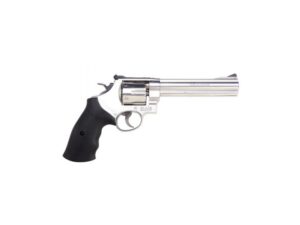 Smith & Wesson Model 610 10mm 6.5in stainless revolver with black synthetic rubber grip