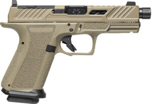 Shadow Systems MR920 Elite 9mm FDE frame with black fluted threaded barrel SS-1022