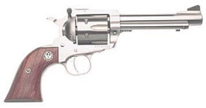 Ruger Super Blackhawk .44 Rem Mag 5.5 inch satin stainless revolver with hardwood grips